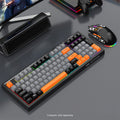 Wired Gaming Keyboard & Mouse Combo - Anti-Ghosting Multi-Key, 7-RGB Backlights by Zerodamage Sahara Case LLC