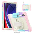 Samsung Galaxy Tab S10 Lite (2025)/S10 FE/S9/S9 FE Heavy Duty Kid Proof Case - Built-in Hand Strap and Kickstand | Wander Series by Zerodamage Sahara Case LLC