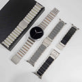 Titanium Samsung Galaxy Watch 8 & 7 Watch Band I 40MM, 44MM, 46MM, 47MM by Arleathercraft