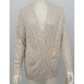 American Rag Cardigan Sweater Chevron Crochet Pattern, Size Small by Vanessa Jane