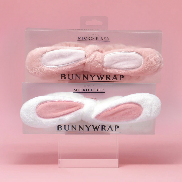Double the Fluff Microfiber Bunnywrap Headband Duo by SLEEK'E HAIR