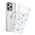 iPhone 16 Pro Case with Swappable Floral & Marble Designs - Wireless Charging | Inspire Series by Zerodamage Sahara Case LLC