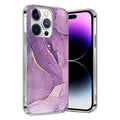 Inspire Series Purple Marble Case - iPhone 14 Pro - CP00352 by Zerodamage Sahara Case LLC