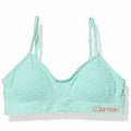 Calvin Klein Girls Soft Crop Bra Floral Logo Beach by Vanessa Jane
