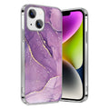 Inspire Series Purple Marble Case - iPhone 14 Plus - CP00334 by Zerodamage Sahara Case LLC