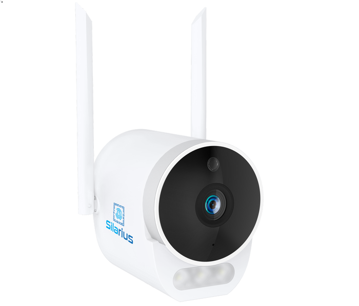 Silarius SIL-BHOMEWIFI2MP28 WiFi, APP enabeld, fixed, 2MP full HD, Alarm lights, Outdoor camera ,2-way audio - 2.8mm lens by Silarius