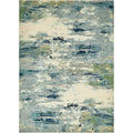 Unique Loom Chromatic Avalon Light Blue Area Rug Rectangle, 90 x 120 by Vanessa Jane