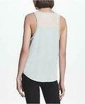 DKNY Mesh Trimmed Tank Top Surreal by Vanessa Jane