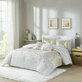 Intelligent Design Serena Metallic Animal Printed Comforter Set, Full - Queen by Vanessa Jane