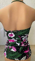 Anne Cole Womens Twist Front Shirred Bandeau Tankini Swim Top by Vanessa Jane