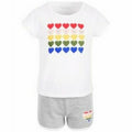 Ideology Little Girls 2-Pc. Graphic T-Shirt and Short Set by Vanessa Jane