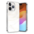 iPhone 15 Pro Max White Marble Case - Classic Design | Inspire Series by Zerodamage Sahara Case LLC