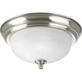 Progress Lighting P3924-09 One Light Flush Mount, Brushed Nickel Finish by Vanessa Jane