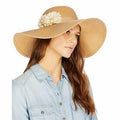 August Hat Company New Directions Natural Floppy Hat UPF 50+ One Size by Vanessa Jane