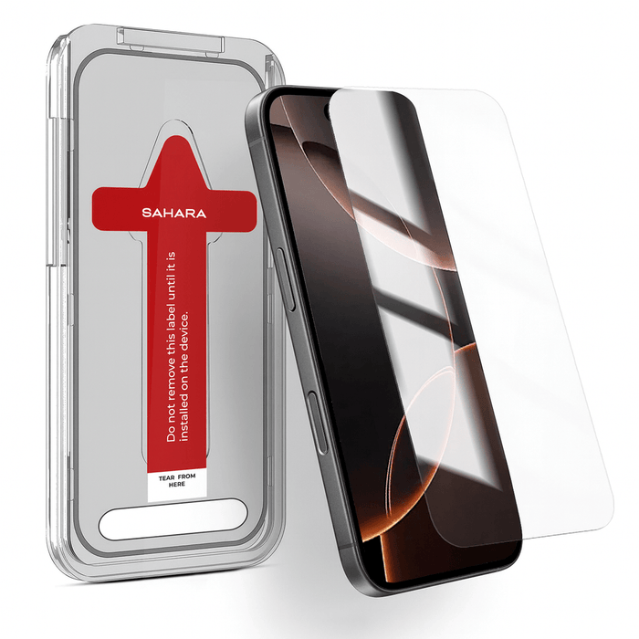 iPhone 17 Pro Screen Protector - Easy Apply Clear Tempered Glass Screen Protector | Zerodamage by Zerodamage Sahara Case LLC