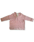 Style and Co Striped Lace-up Hoodie by Vanessa Jane