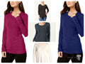 JM Collection Women's Studded-Cuff Sweater by Vanessa Jane