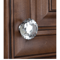 GlideRite 1-5/8" Clear K9 Crystal Polished Chrome Base Cabinet Knob (Set of 10) by Vanessa Jane