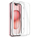 iPhone 15 Tempered Glass Screen Protector - 2-Pack, Anti-Fingerprint | ZeroDamage by Zerodamage Sahara Case LLC