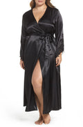 Flora by Flora Nikrooz Plus Size Satin Stella Robe by Vanessa Jane