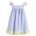 Blueberi Boulevard Baby Girls Gingham Bumblebee Sundress, Size 6-9Mo by Vanessa Jane