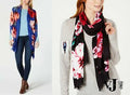 INC International Concepts Floral Bouquet Super-Soft Scarf & Wrap by Vanessa Jane