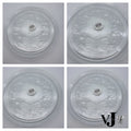 INDIANA Glass Wreath Platter 13 Satin Frost by Vanessa Jane