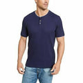 Club Room Mens Waffle-Knit Henley by Vanessa Jane