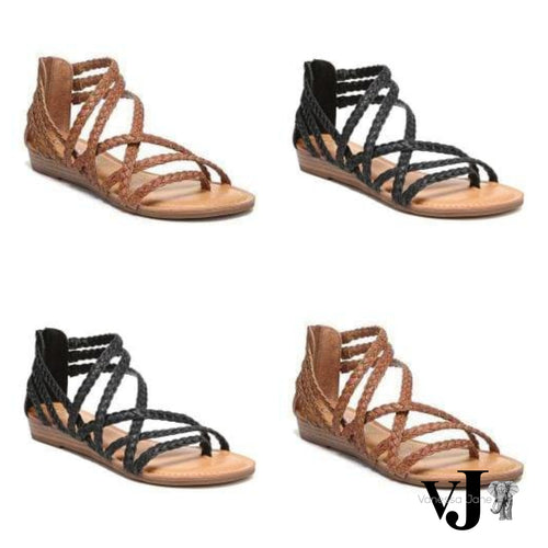 Carlos by Carlos Santana Amara Strappy Sandals Womens Shoes by Vanessa Jane