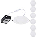 6 PK Torchstar 4Dimmable Slim LED Downlight With J-Box 50W Eqv.10.5 Light by Vanessa Jane