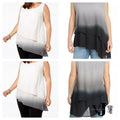 Joseph A 155603 Womens Asymmetric Dip Dye Tank Top by Vanessa Jane