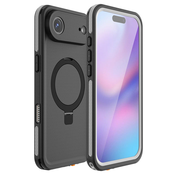 iPhone Air Waterproof Case - MagSafe Kickstand, Integrated Screen & Camera Protection | Oasis Series by Zerodamage Sahara Case LLC