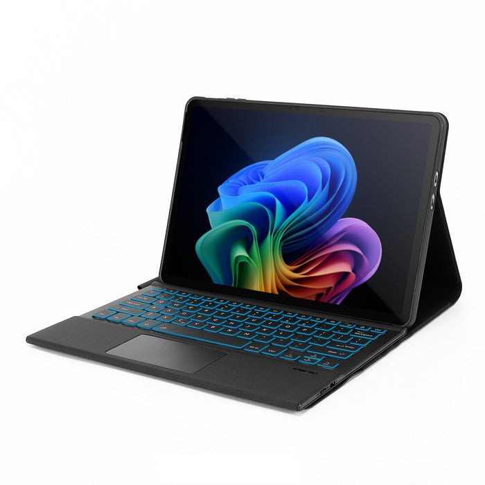 Microsoft Surface Pro 12-inch Keyboard Case - Backlit Trackpad | Navigate Series by Zerodamage Sahara Case LLC