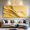 Gold Minimalist Wall Art II by Tailored Canvases