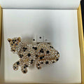 Charter Club Gold-Tone Crystal leopard Pin by Vanessa Jane