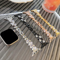 Diamond Apple Watch Strap/Band Series 11/10/9/8/7/6/5/4/ SE / Ultra 1/2/3 by Arleathercraft