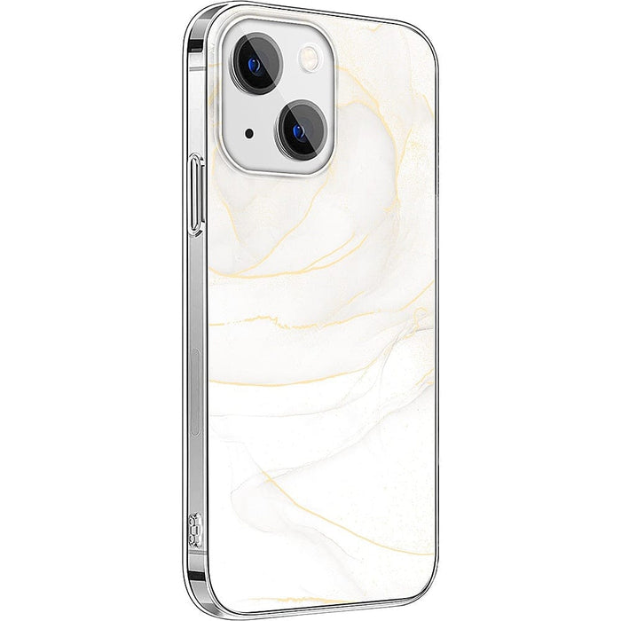 Inspire Series White Marble Case - iPhone 14 Plus - CP00333 by Zerodamage Sahara Case LLC