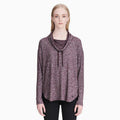 Calvin Klein Performance Marled Cowl-Neck Top Womens by Vanessa Jane