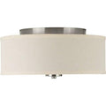 Progress Lighting P3713-09 Inspire Two-Light Flush Mount, Brushed Nickel by Vanessa Jane