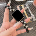 Diamond Apple Watch Strap/Band Series 11/10/9/8/7/6/5/4/ SE / Ultra 1/2/3 by Arleathercraft