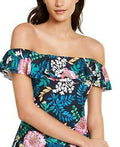 Tommy Hilfiger Womens Tankini Tops Floral Off-Shoulder Tankini, Size XS by Vanessa Jane