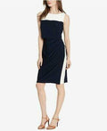 American Living Womens Julius Popover Sleeveless Party Dress, Navy, Size 16 by Vanessa Jane