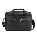 Genuine Leather Business Bag Briefcase - Laptops up to 16-inch by Zerodamage Sahara Case LLC