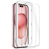 iPhone 15 Plus Tempered Glass Screen Protector - 2-Pack, Anti-Fingerprint | ZeroDamage