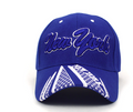 New York Blue 3D Embroidered Baseball Cap, Hat by Vanessa Jane