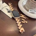 Steel Strap For Apple Watch Band Series 11/10/9/8/7/6/5/4/ SE / Ultra 1/2/3 by Arleathercraft
