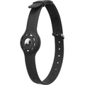 Adjustable Black Silicone Dog Collar for Large Dogs - Apple AirTag by Zerodamage Sahara Case LLC
