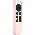 Apple TV 4K Remote Pink Silicone Case - Apple AirTag by Zerodamage Sahara Case LLC