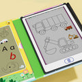 LCD Learning Kids Tablet 8.5" - Letter & Animal Tracing, One-Touch Erase by Zerodamage Sahara Case LLC