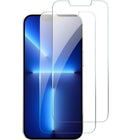 ZeroDamage Clear Tempered Glass Screen Protector (2-Pack) - iPhone 13 and iPhone 14 by Zerodamage Sahara Case LLC